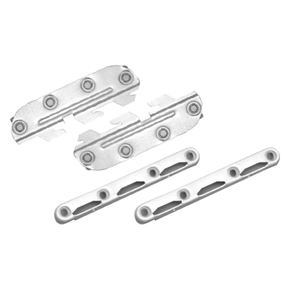 Bed frame connector fitting set