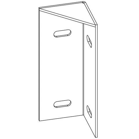 Bed corner bracket, 60 × 60 × 160