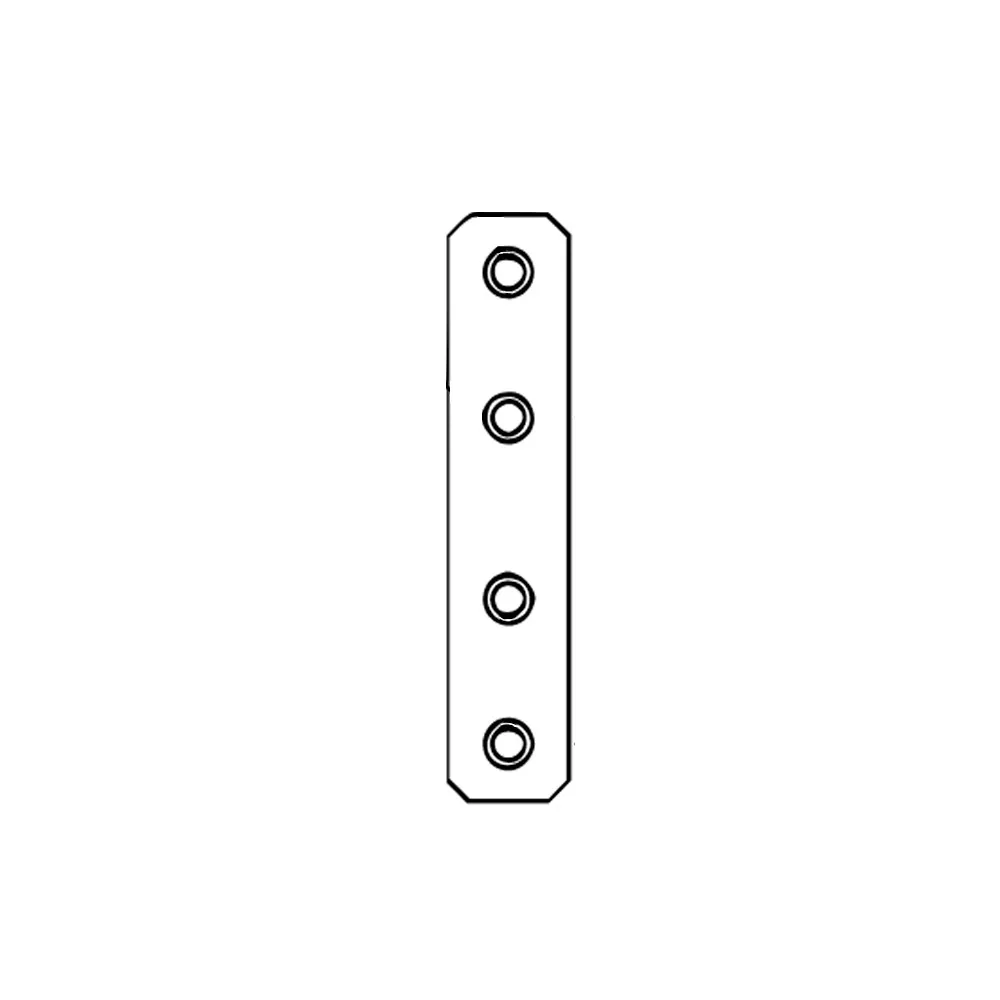 Mounting plate, 97 × 20 × 2.0
