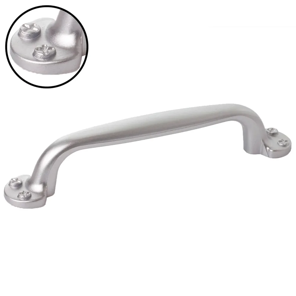 Plastic furniture handle, 96 mm centres