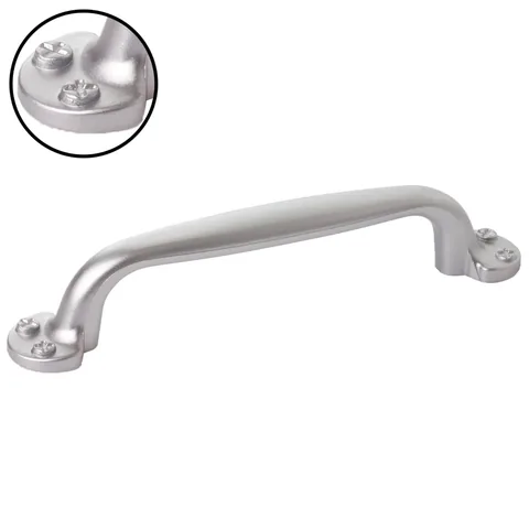 Plastic furniture handle, 96 mm centres