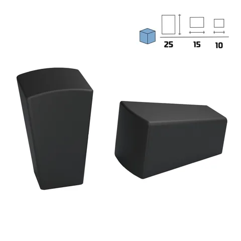 Metal furniture knob