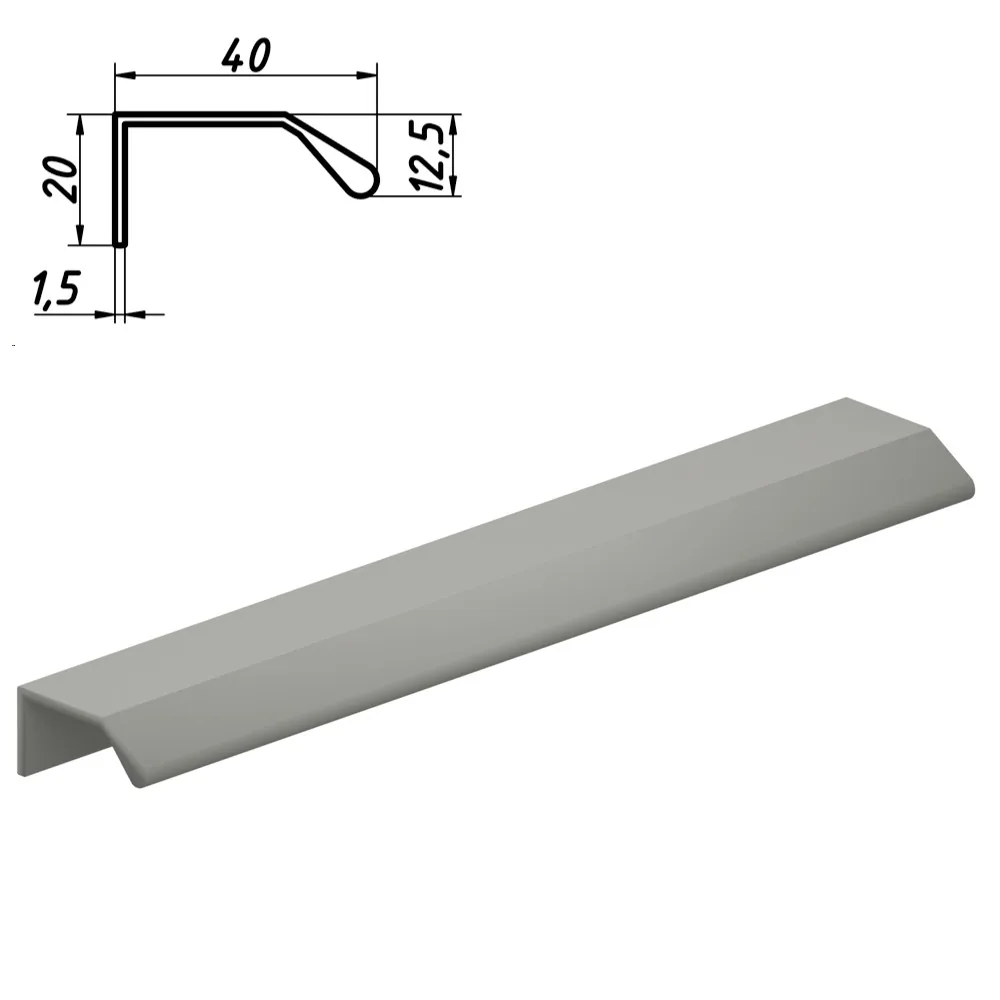 Aluminium profile handle