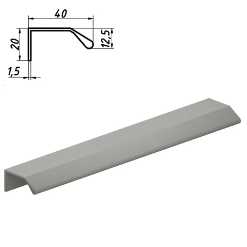 Aluminium profile handle