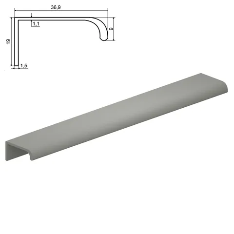 Aluminium profile handle