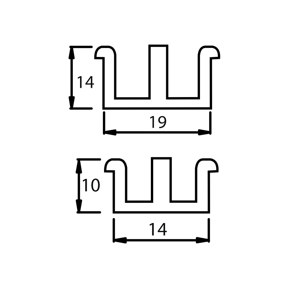 Technical drawing – Plastic technical profile