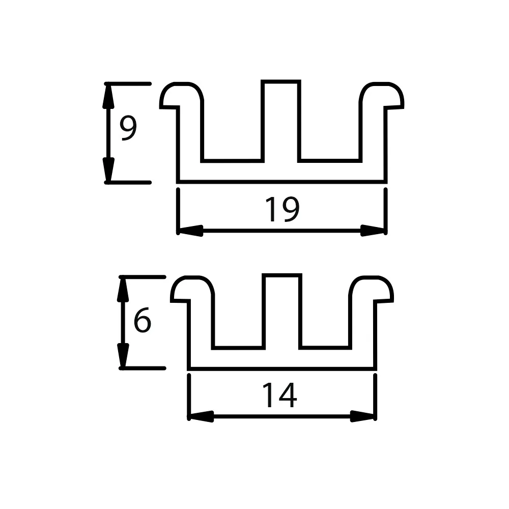 Technical drawing – Plastic technical profile