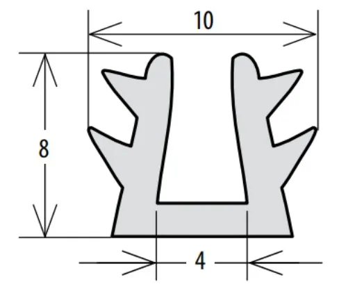 Technical drawing – Silicone seal