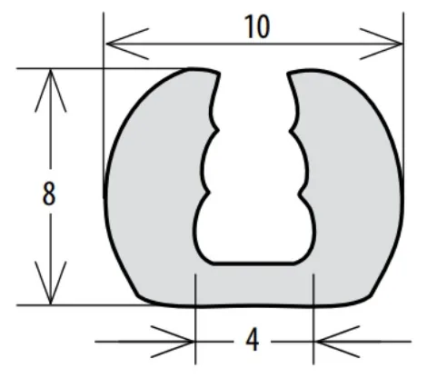 Rysunek techniczny – Uszczelka silikonowa