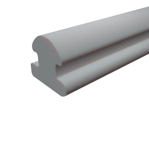 Seal for aluminium front profile
