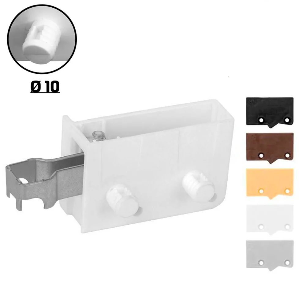 Adjustable cabinet hanger with pins