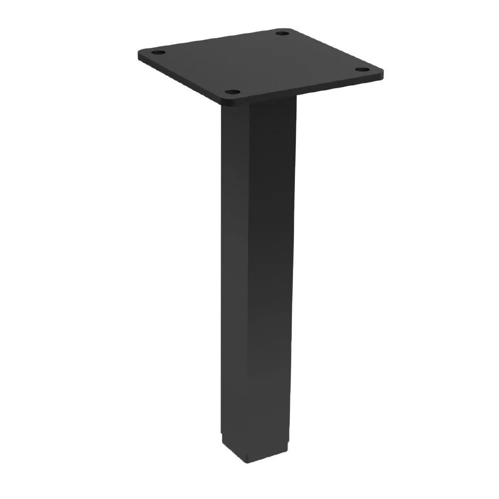 Metal furniture leg, 15 × 15 profile