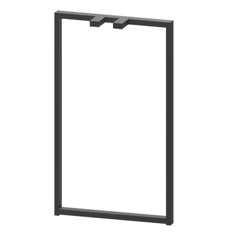 Noga meblowa metalowa, profil 40 × 20