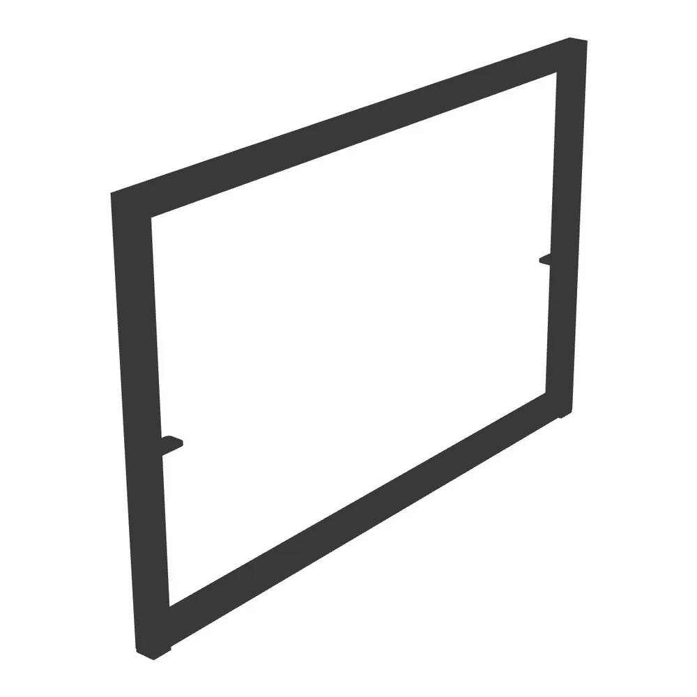 Metal furniture frame, H 381, L 598