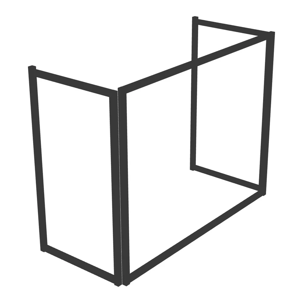 Metal furniture frame, H 734, L 936